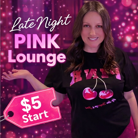 PINK Victoria's Secret Tops - COMING 🔜 🌙🦉 Night Owl Giveaway Live $5.00 Starts 🦉🌙 See Rules Below ⬇️